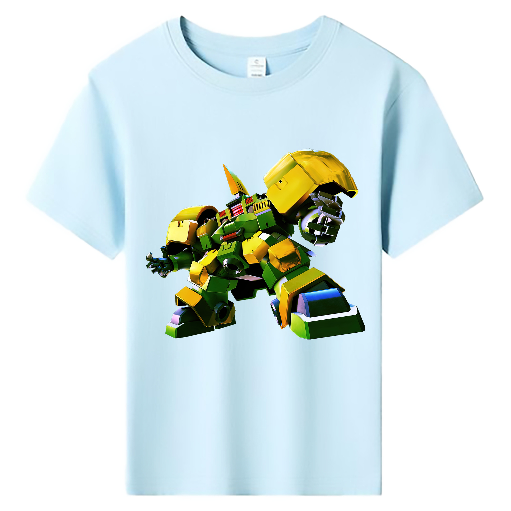 （画像用） 機動戦士ガンダム Mobile Suit Gundam 綿100％キッズTシャツ（フロントプリント）